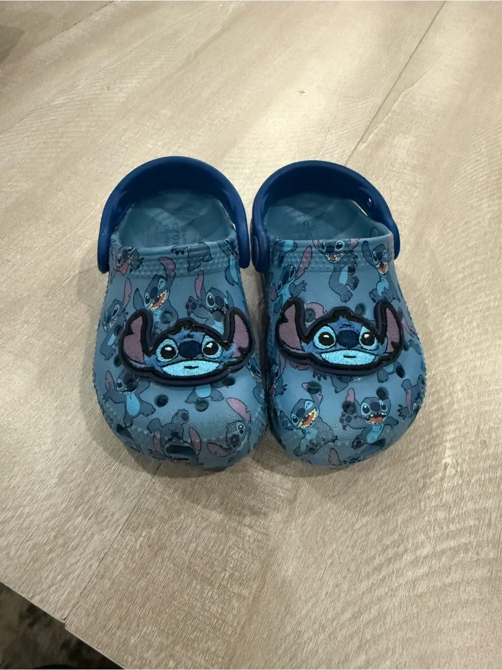 CROCS-Disney Stich Crocs Toddler size 7